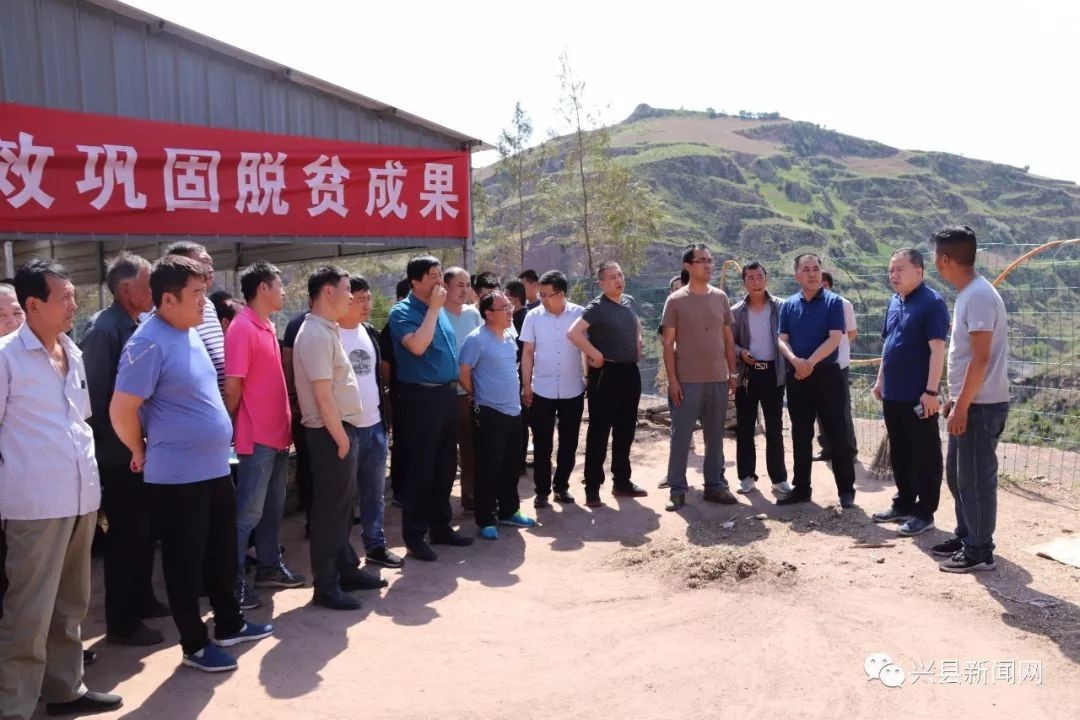 兴县魏家滩镇召开党建暨脱贫攻坚现场观摩会
