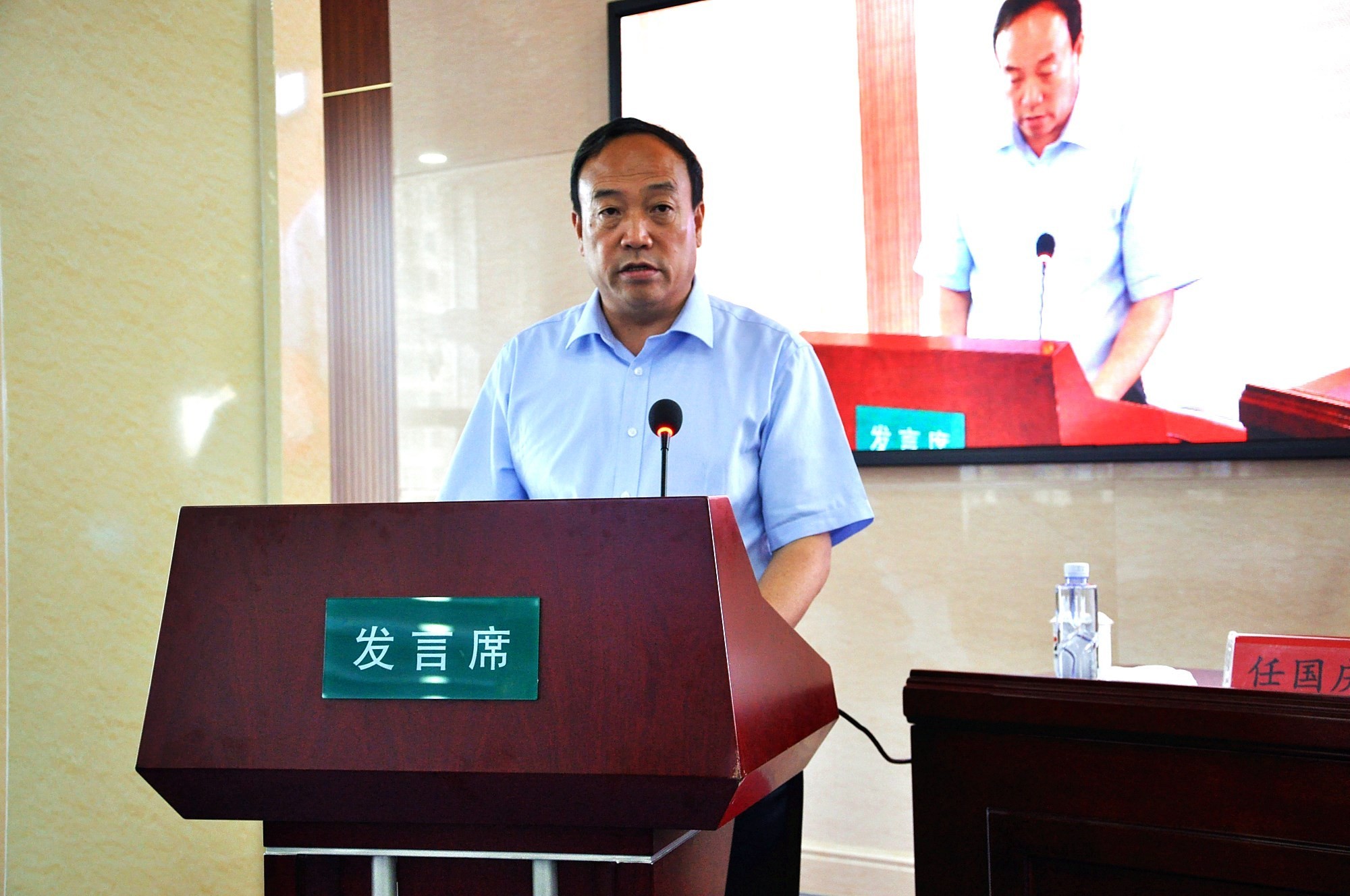 神达能源集团公司党委书记,董事长任国庆.马旭心 摄