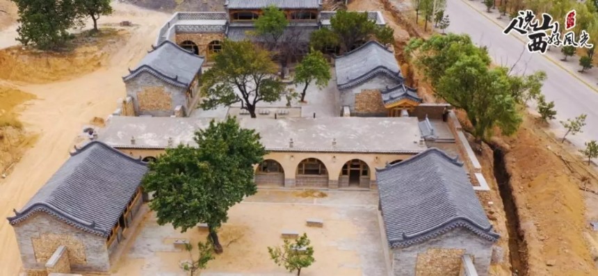 大同市杨家窑村,花园家园 绿色村庄