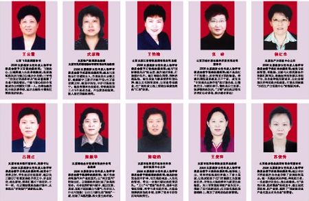 山西太原:太原"经济女性"年度人物名录 晋商联盟山西理事会的博客