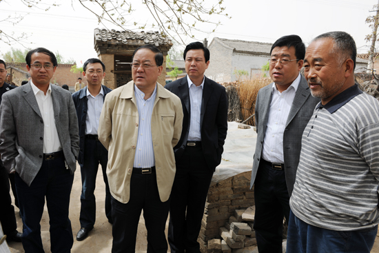 孝义市委书记李良森深入科学发展观联系点调研