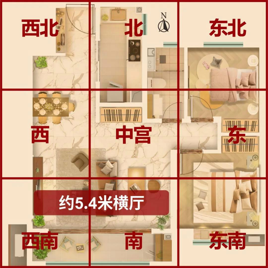 户型上上签i六大风水测评,绿地新里城教你读懂好户型